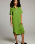 Sebastian Piquant Green Button Down WOMENS chaserbrand