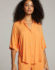 Marlin Tangerine Button Up WOMENS chaserbrand