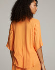 Marlin Tangerine Button Up WOMENS chaserbrand