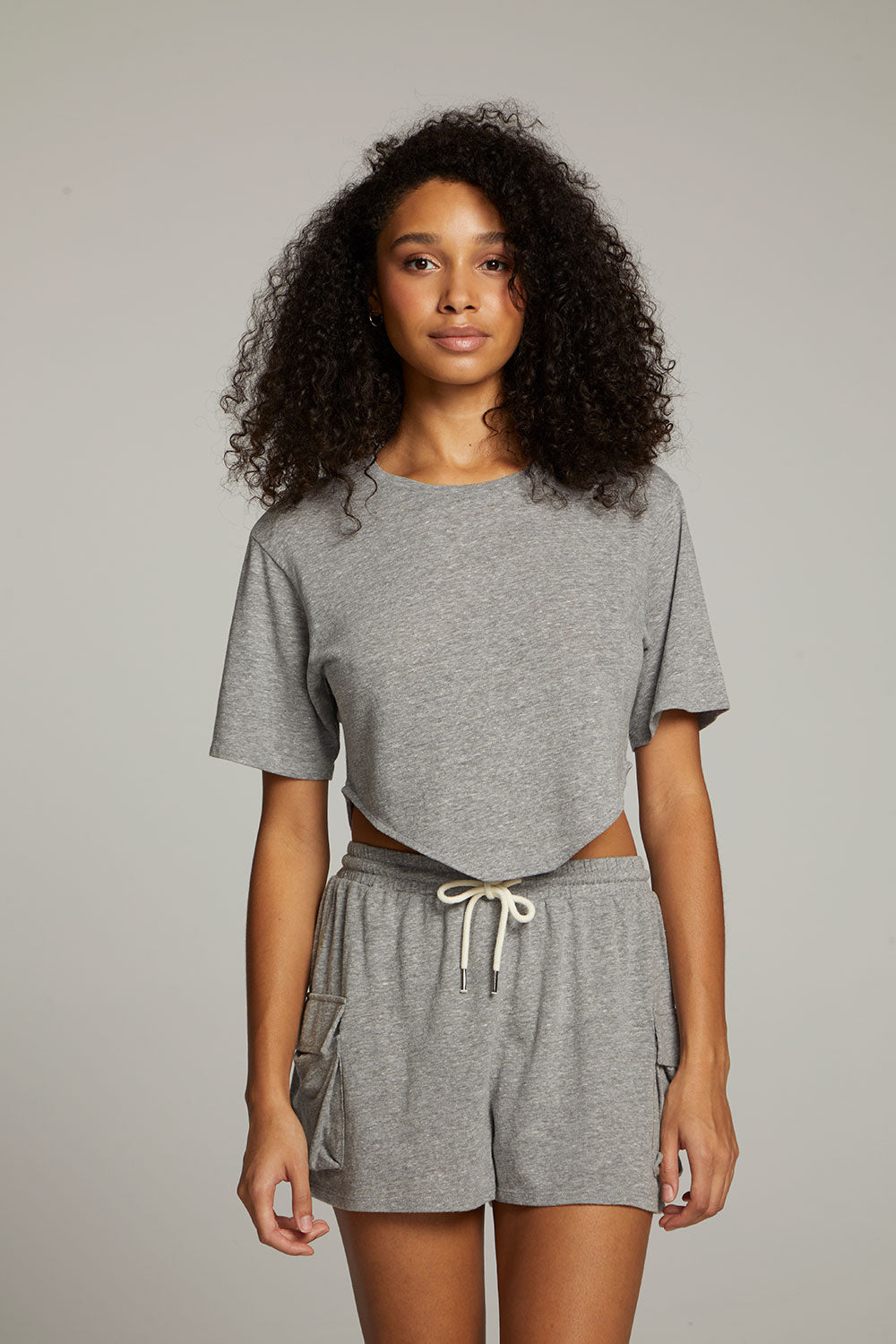 Kylie Streaky Grey Tee WOMENS chaserbrand