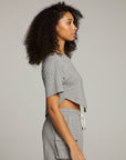 Kylie Streaky Grey Tee WOMENS chaserbrand