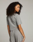 Kylie Streaky Grey Tee WOMENS chaserbrand