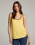 Gloria Banana Cream Tank Top WOMENS chaserbrand