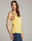 Gloria Banana Cream Tank Top WOMENS chaserbrand