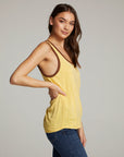 Gloria Banana Cream Tank Top WOMENS chaserbrand