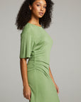 Memory Piquant Green Mini Dress WOMENS chaserbrand