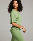 Memory Piquant Green Mini Dress WOMENS chaserbrand