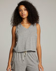 Sean Streaky Grey Tank WOMENS chaserbrand