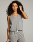 Sean Streaky Grey Tank WOMENS chaserbrand