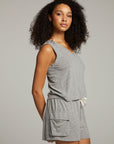 Sean Streaky Grey Tank WOMENS chaserbrand