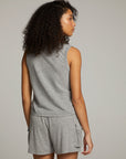 Sean Streaky Grey Tank WOMENS chaserbrand