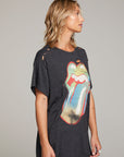 Rolling Stones Classic Logo Distressed Tee WOMENS chaserbrand