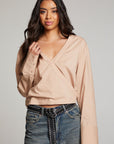 Haleyy Warm Taupe Blouse