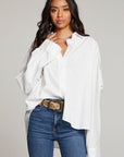 Ezra White Button Up