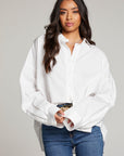 Ezra White Button Up