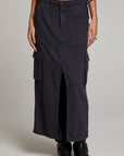 Tri Licorice Maxi Skirt