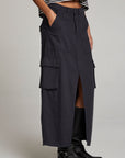 Tri Licorice Maxi Skirt