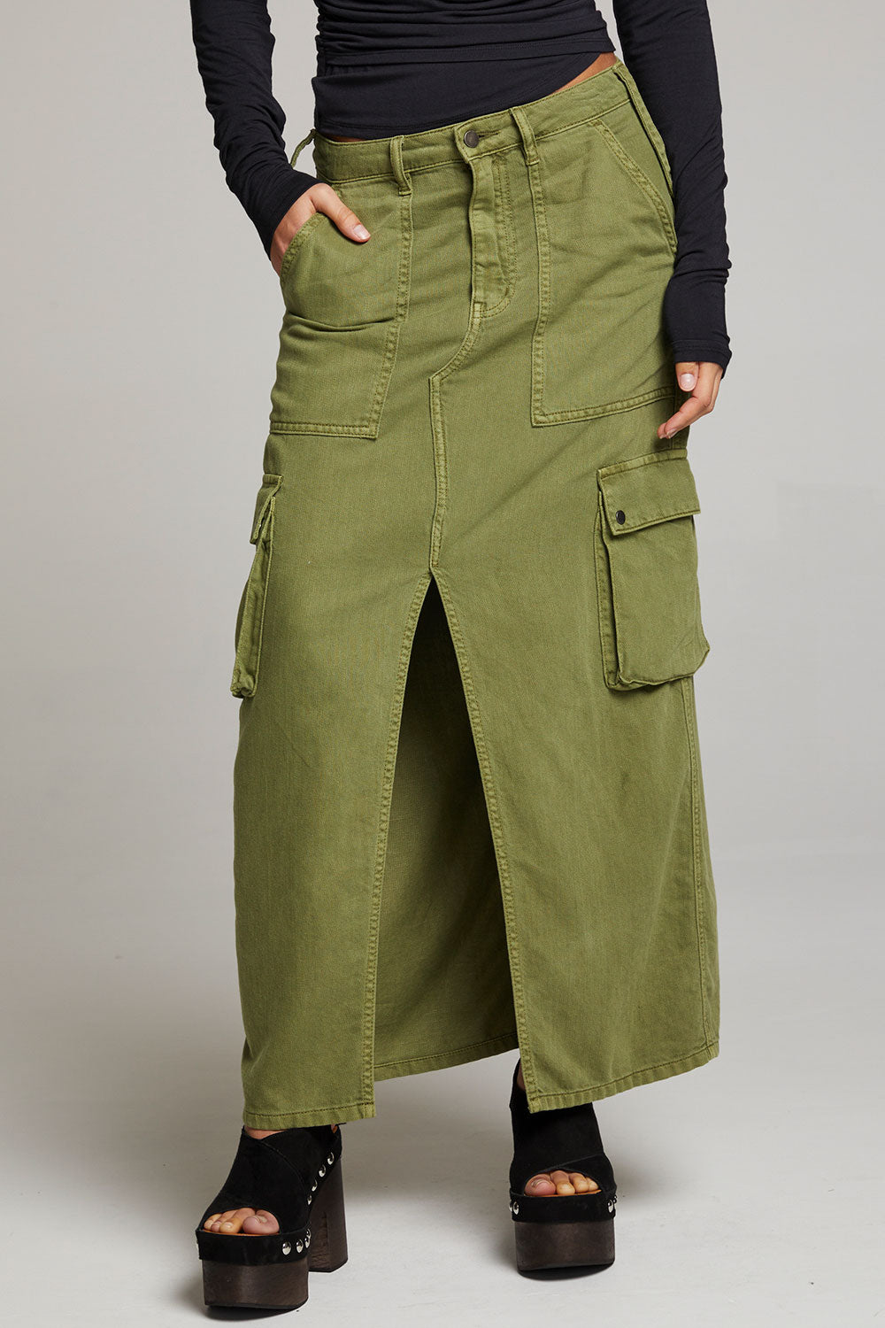 Tri Sphagnum Maxi Skirt