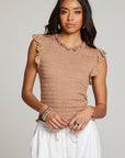 Ann Warm Taupe Blouse