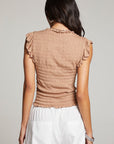 Ann Warm Taupe Blouse