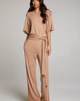 Heather Warm Taupe Jumpsuit