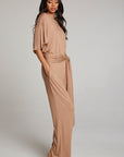 Heather Warm Taupe Jumpsuit