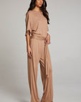 Heather Warm Taupe Jumpsuit