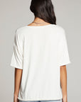 Mason White V Neck