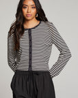 Brady Punk Stripe Button Up Pullover