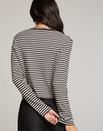 Brady Punk Stripe Button Up Pullover