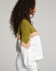 Liz Sand Color Block Pullover