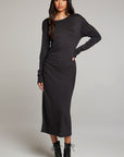 Memory Licorice Midi Dress