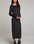 Memory Licorice Midi Dress