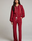 Abilenee Blood Red Zip Up