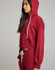 Abilenee Blood Red Zip Up