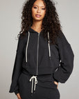 Abilenee Licorice  Zip Up