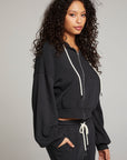 Abilenee Licorice  Zip Up