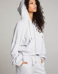 Abilenee Light Grey Zip Up