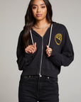 Sun Records Studded Elvis Zip Up Hoodie