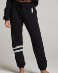 Distressed Bolt Sweatpant