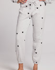 Allover Velvet Hearts Pants