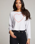 Outline Heart Long Sleeve