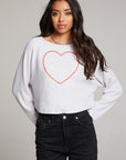 Outline Heart Long Sleeve