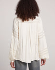 Rozina Starry White Blouse