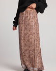 Aquarius Classic Leopard Maxi Skirt