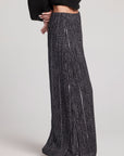 Aquarius Licorice Leopard Maxi Skirt