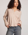 Fenna Toasted Coconut Button Down