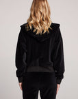 Sequin Star Zip Up Hoodie