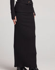 Pamela Licorice Maxi Skirt