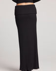 Pamela Licorice Maxi Skirt